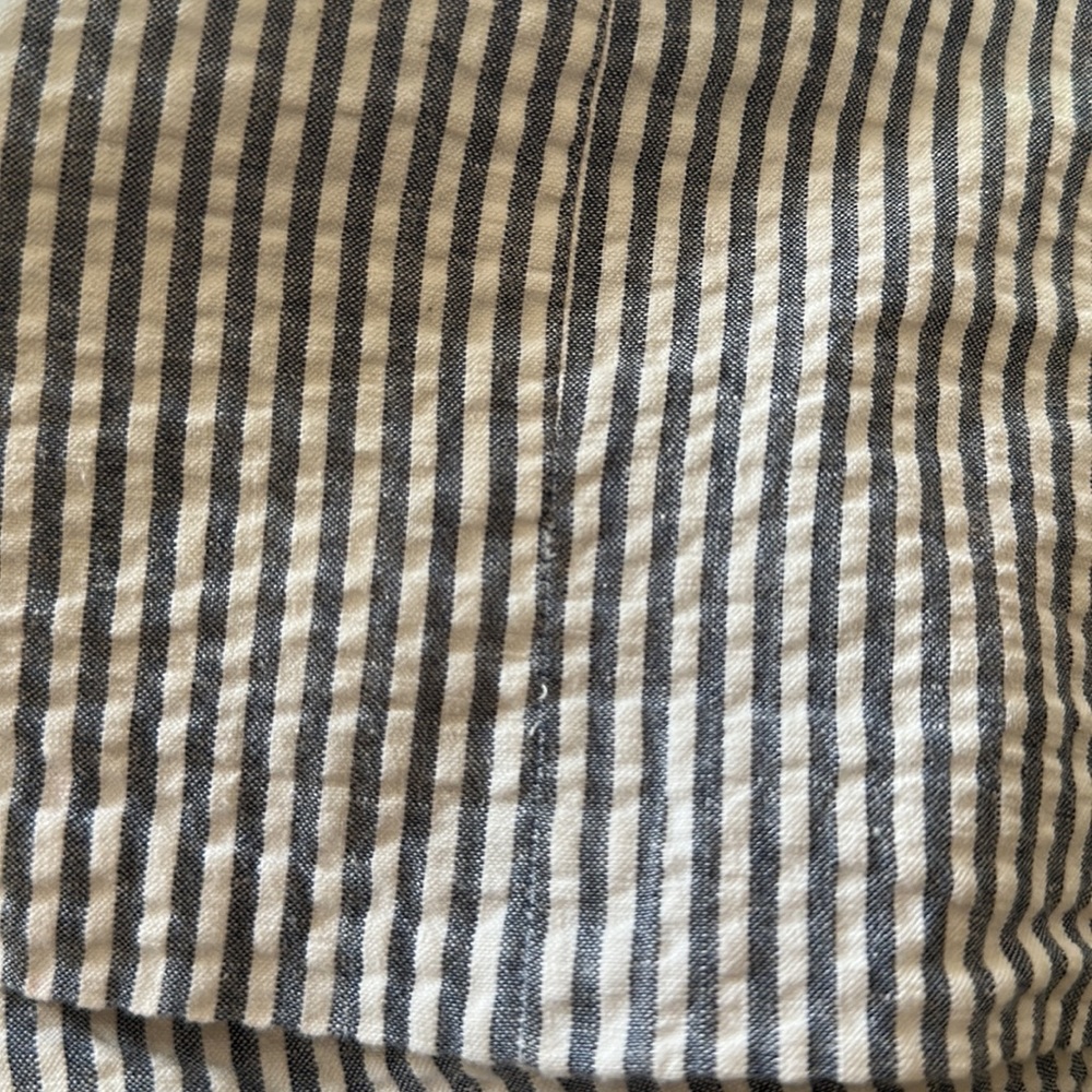 Tailor New York striped mini strapless dress with side slit - Picture 7 of 7
